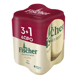 Picture of Fischer Can 500ml Four Pack (3+1)