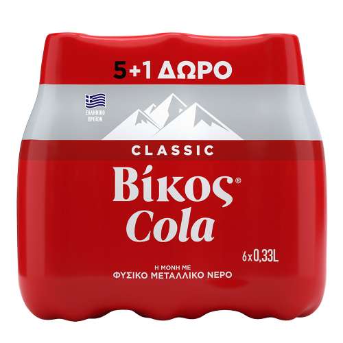 Picture of Vikos Cola 330ml (5+1) (6x330ml)