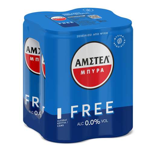 Εικόνα της Amstel Free Κουτί 330ml Τετράδα