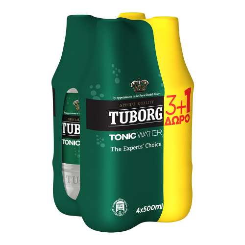 Εικόνα της Tuborg Tonik 500ml (3+1) (4x500ml)