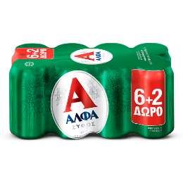 Picture of Alpha Can 330ml Eight Pack (6+2)